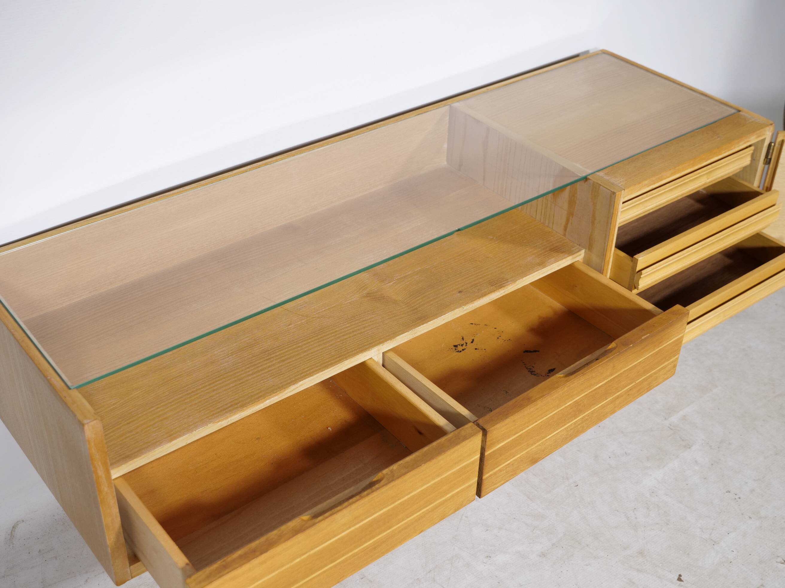 Mid-Century Design Lowboard with Original Hairpin Legs from Germany, 1960s