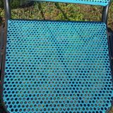 Openwork metal chair