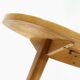 Boomerang desk table in birch 1950s