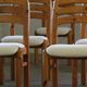 Vintage Danish pine dining chairs att. to Dyrlund, 1970s-1980s, set of 6