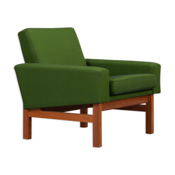 Green AP34/1T armcchair by Hans J. Wegner for A.P. Stolen, 1960s