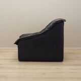 Leather armchair, Italian design, 1960s, production: Italy
