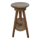 Tabouret tripode d'architecte industriel en pin