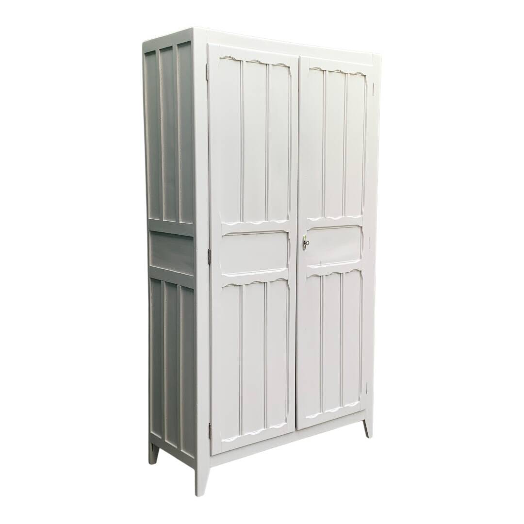 Antique Parisian paneled wardrobe, 1940