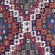 Konya Kilim Runner Rug 1930s, Tribal Geometric Wool Flatweave 350x170cm