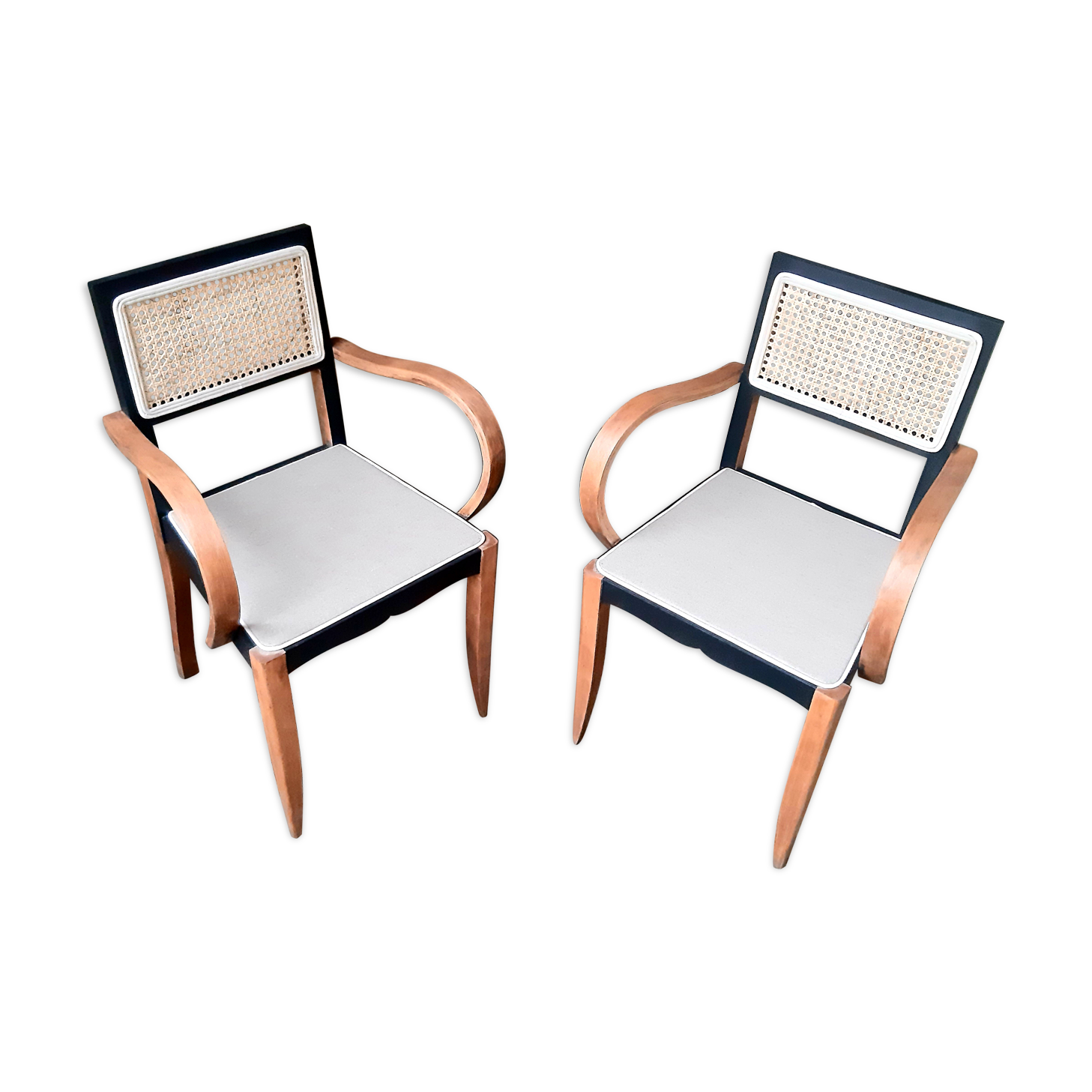 Bridge armchair pair
