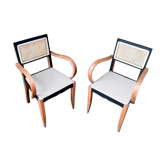 Bridge armchair pair