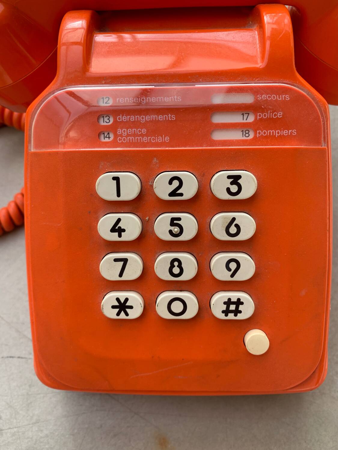 Socotel s63 vintage button telephone