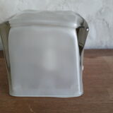 Ikea lamp ice cube frosted glass vintage