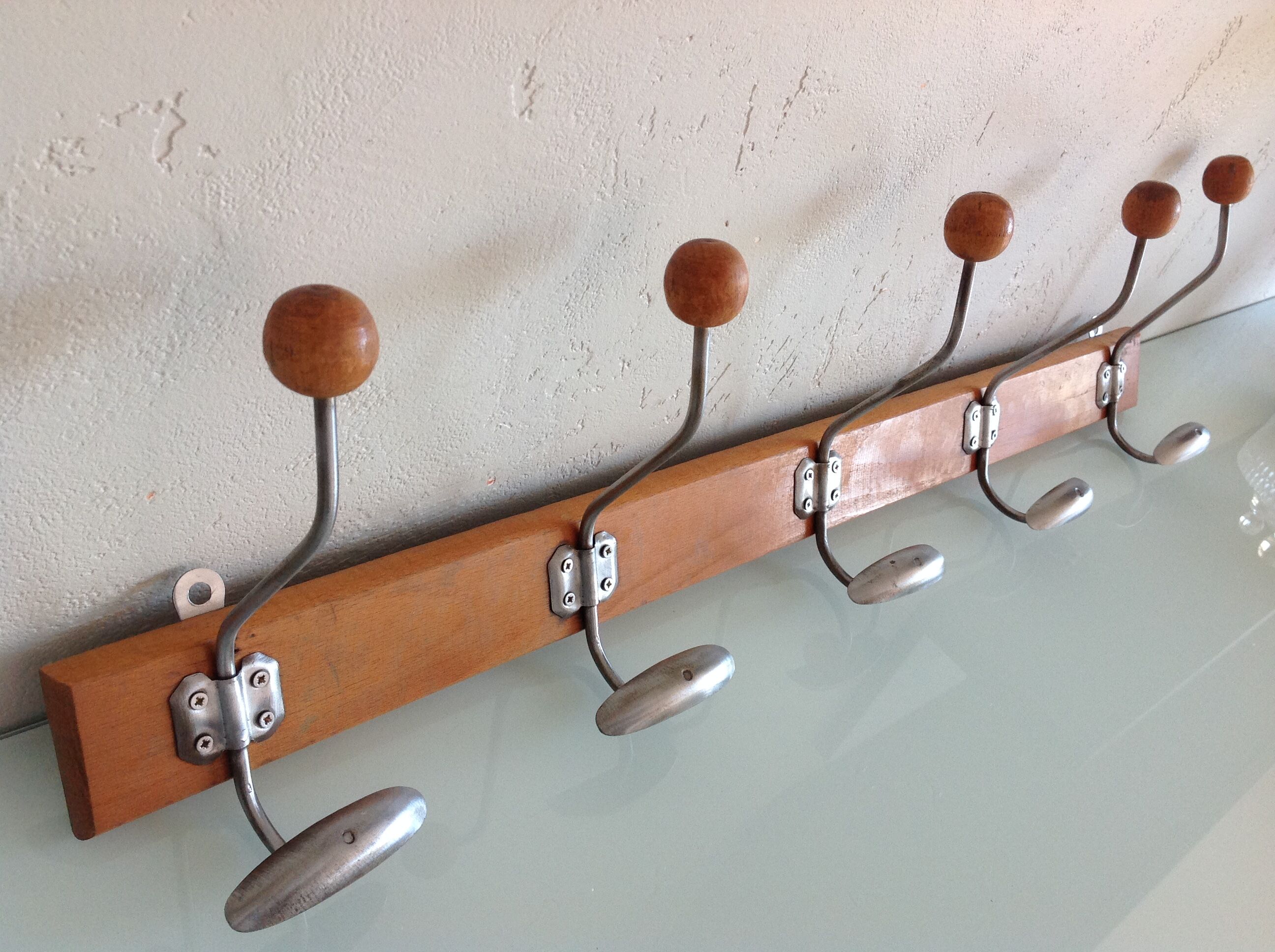 Five-headed school patère vintage