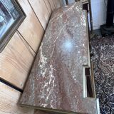 Napoleon III sideboard, rosewood and floral marquetry, 19th century