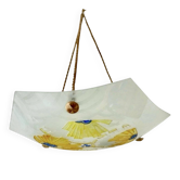 Loys Luca Charles Ranc verre suspension Art Déco