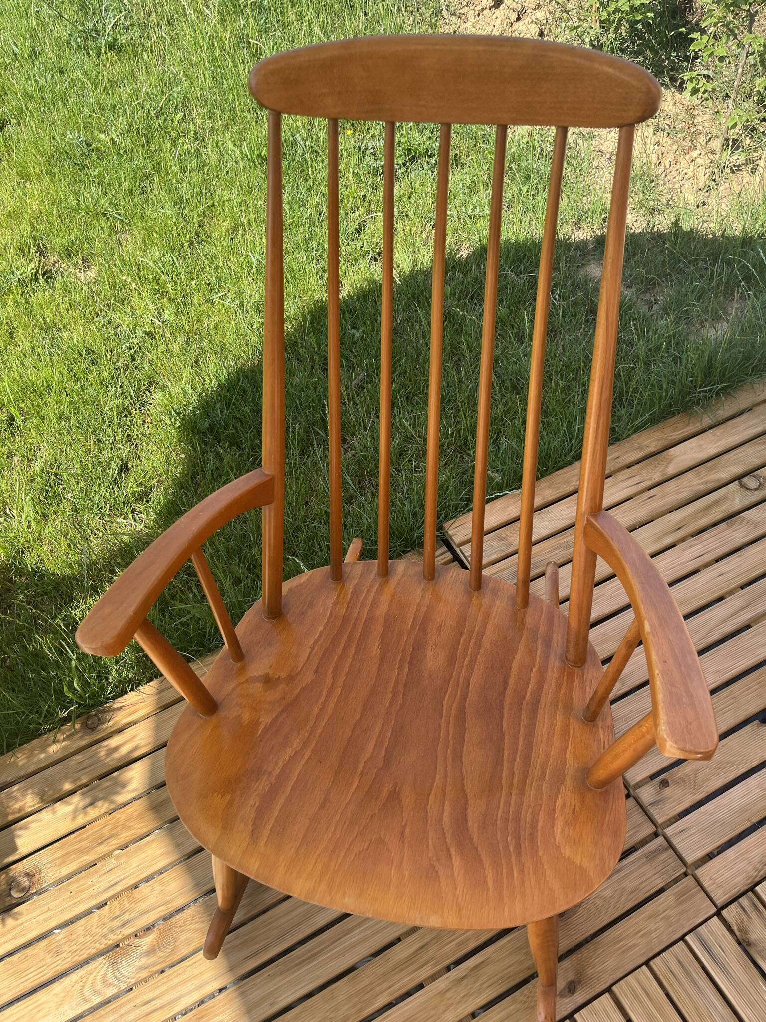 Scandinavian rocking chair , Stol Kamnik