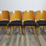 Chaises de Salle à Manger par Radomir Hoffman pour Ton, 1950s, Set de 4
