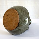 Enamelled stoneware candlestick  - circa 70