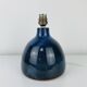 Vintage blue ceramic lamp, 1960s