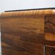 Pair of Art Deco walnut bedside tables from the 1930s.