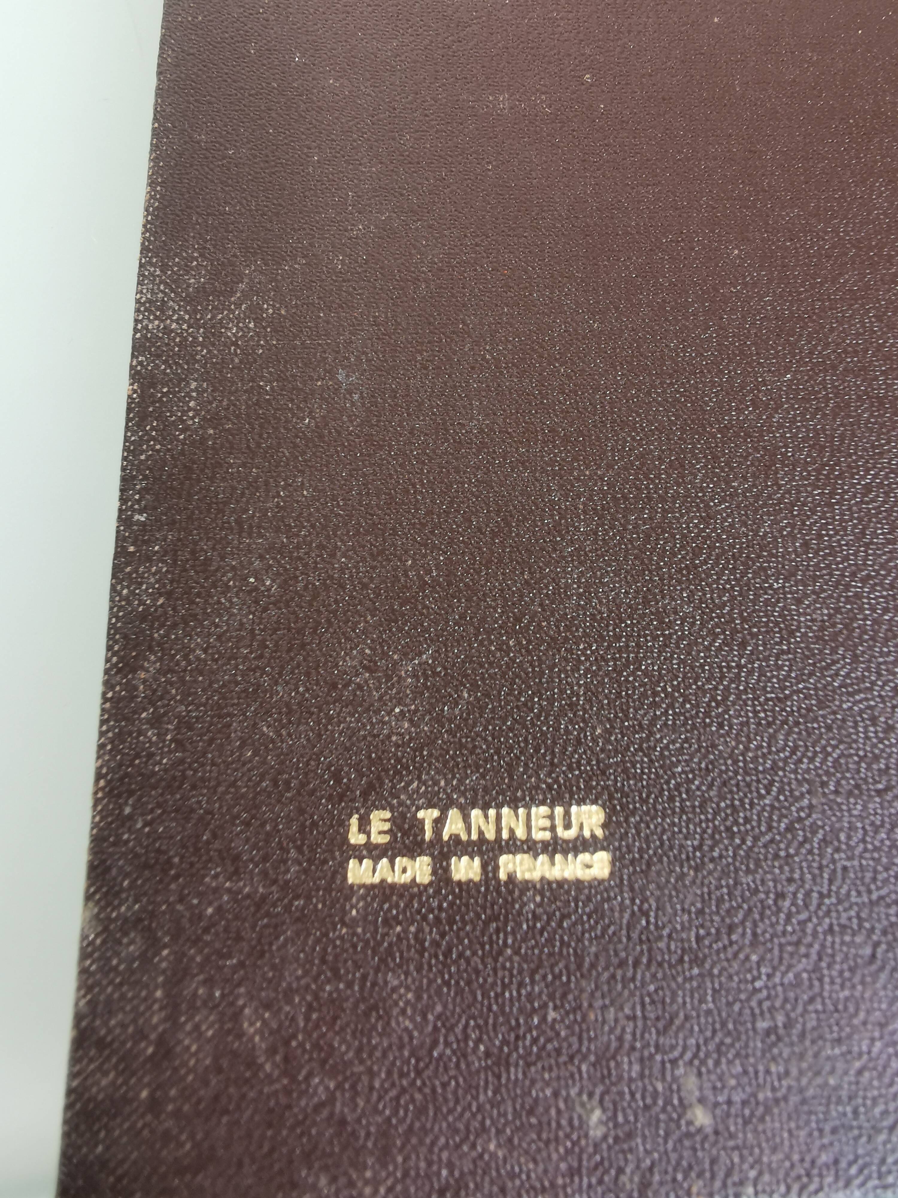 Leather desk set Le Tanneur PARIS