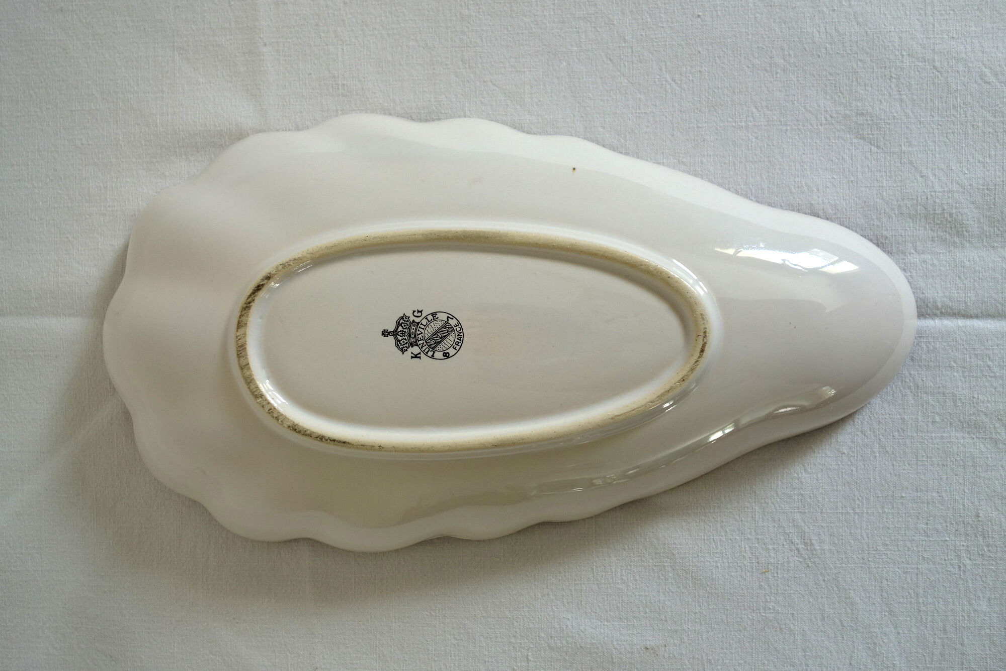 Earthenware ravier Lunéville K-G