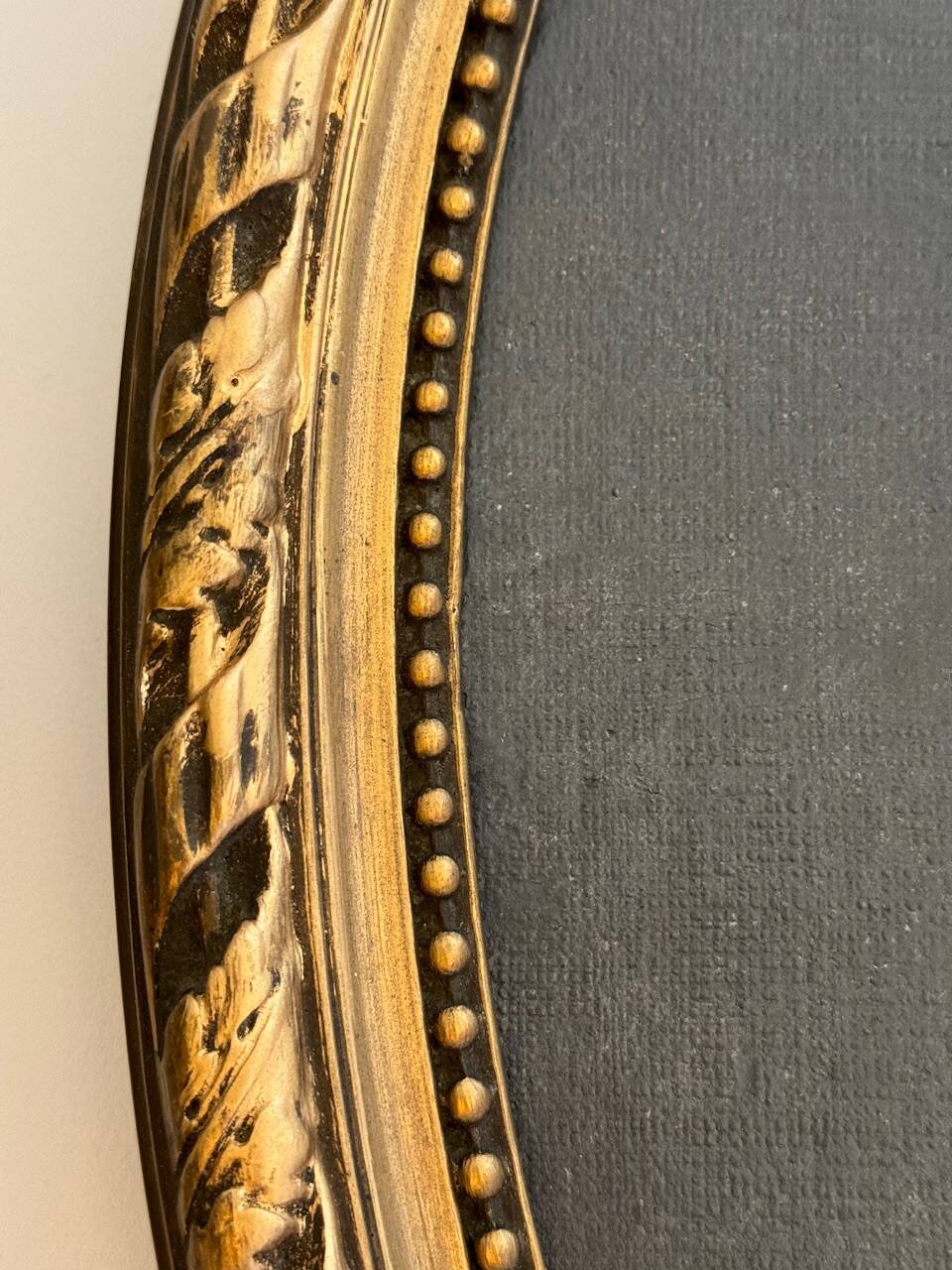 Old painting, portrait of a young boy 19th century