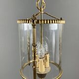 Pair of suspended lanterns in Louis XVI style, 20th Century