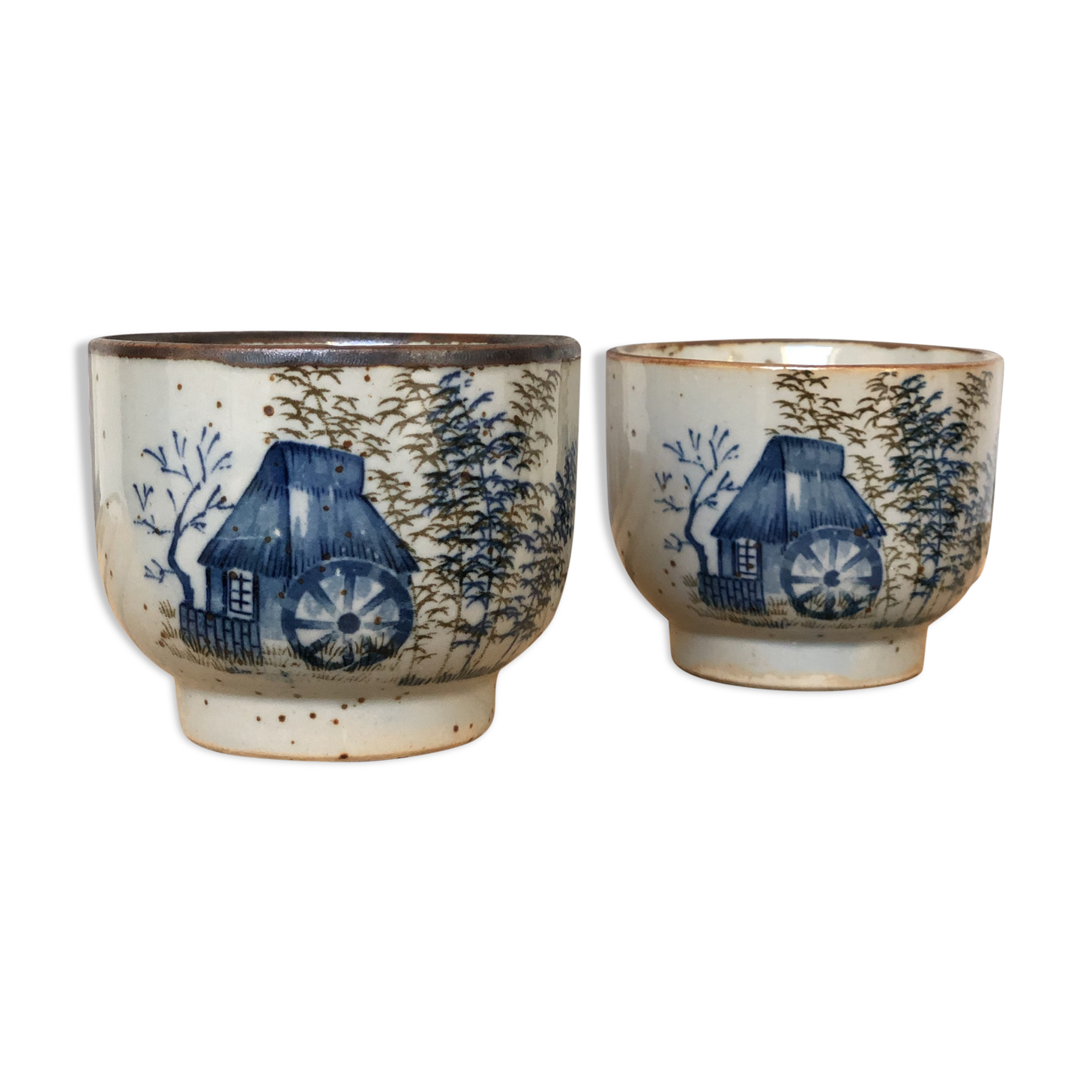 Coffee cups duo Jane Chinese motif