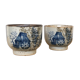 Coffee cups duo Jane Chinese motif