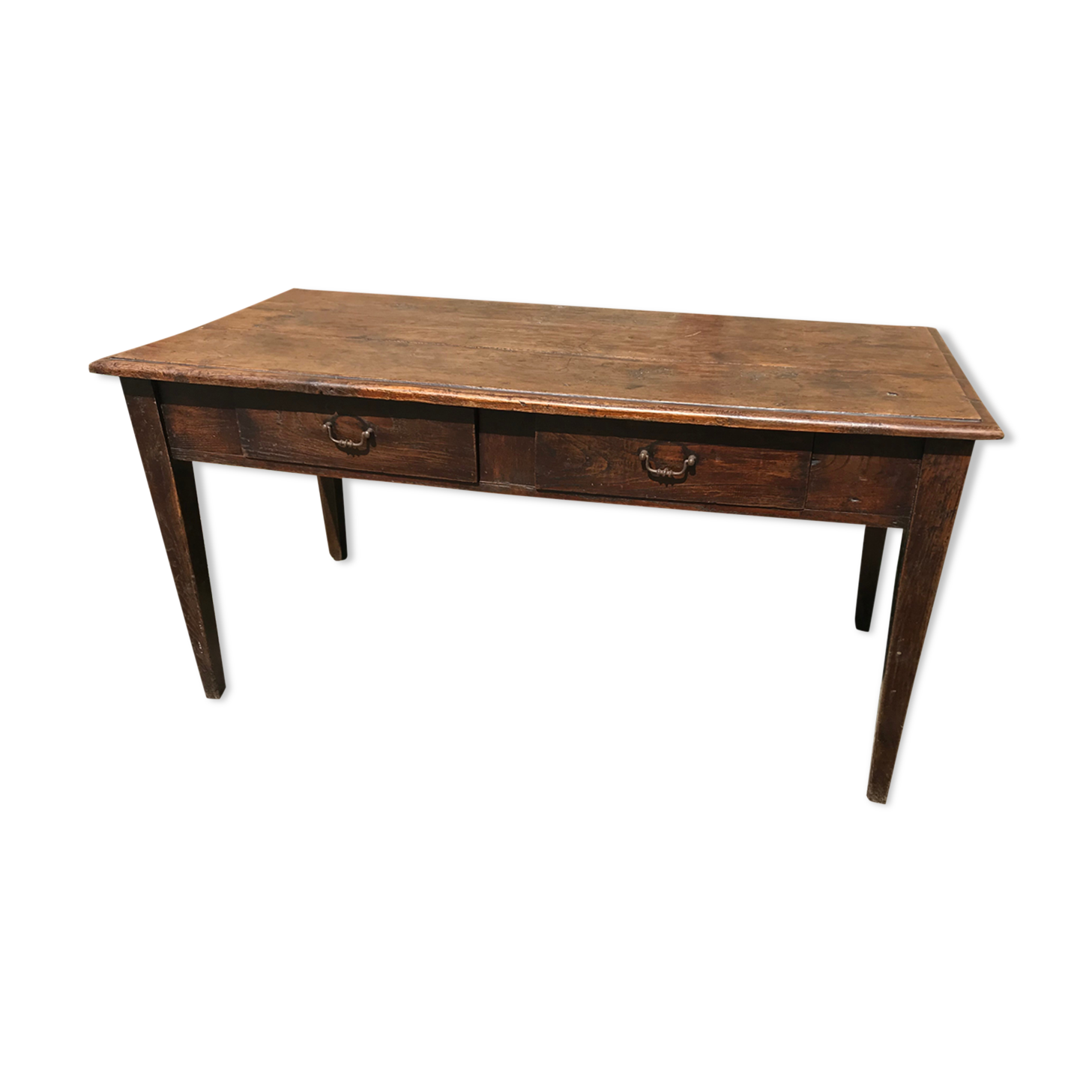 Chestnut farm table 19th