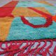 Tapis beni ourain traditionnel tissé main