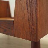 Lit en teck, design danois, années 1970, production : Danemark