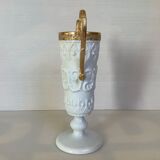 Opaline fairground footed vase