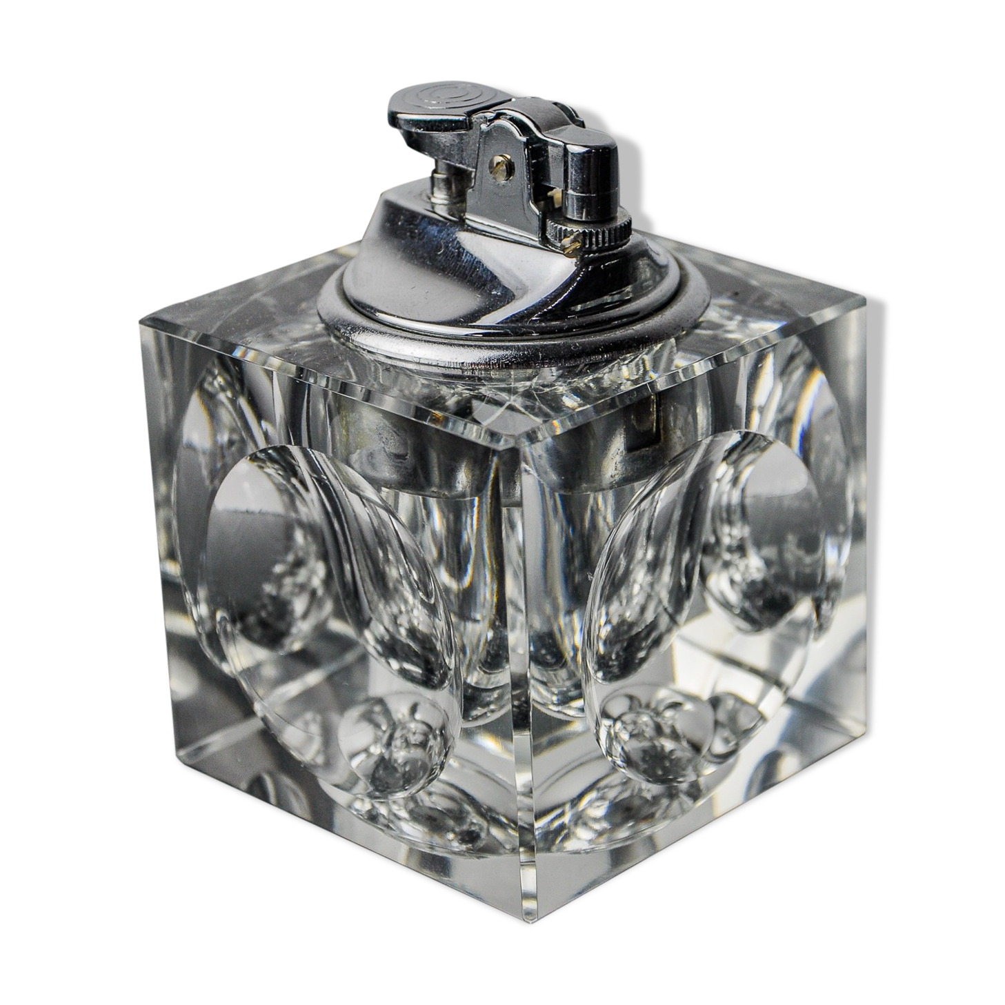 Ice lighter by Antonio Imperatore, murano glass, Italy, 1970