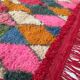 Tapis berbère marocain Boujaad à losanges colorés 250x152cm