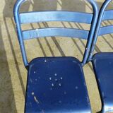 Suite de 4 chaises bistrot vintage
