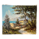 Villa by the seaside in Ramatuelle, oil on canvas signed Picard 1926.