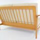 Cream corduroy 2-seater bench seat