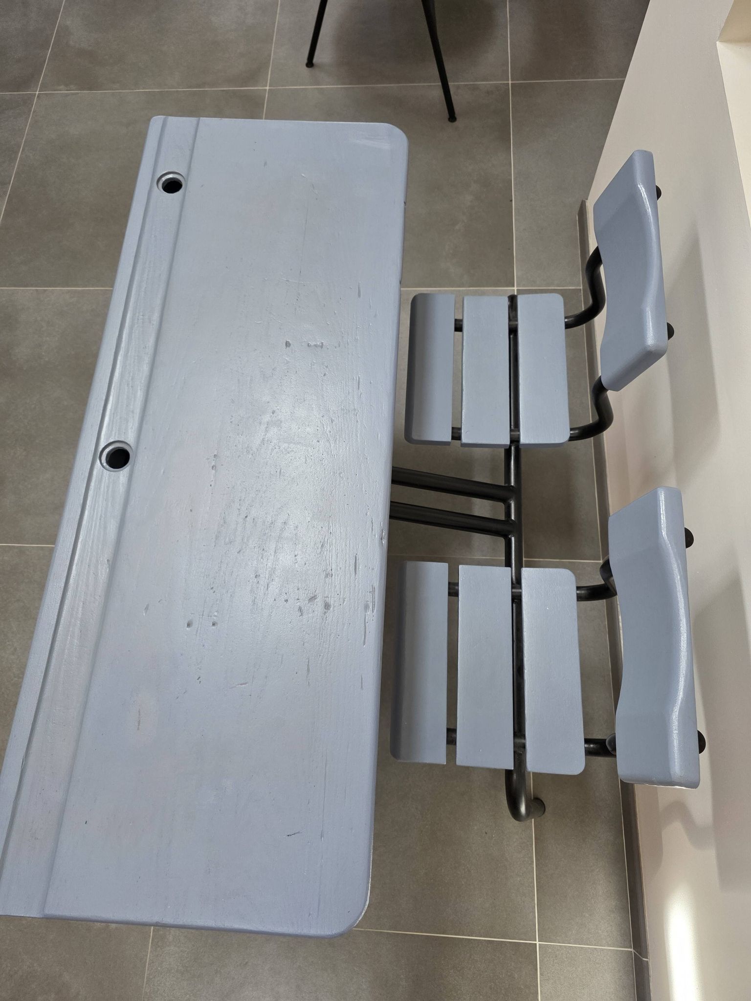 Renovated school desk for 2 – Ideal for the new school year.