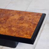 Elm burl coffee table, 1970