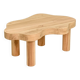 Table basse ronde PLOT-P4 - chêne clair scandinave