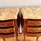 Pair of Vintage French Nightstands, Set of Rosewood Bedside Tables with Mar