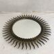 Former mirror sun contour metal vintage decoration
