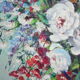 XXth painting E. Thioulouze flowers in a vase