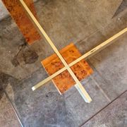 Gabriella Crespi (1922-2017) - Low table in burl veneer