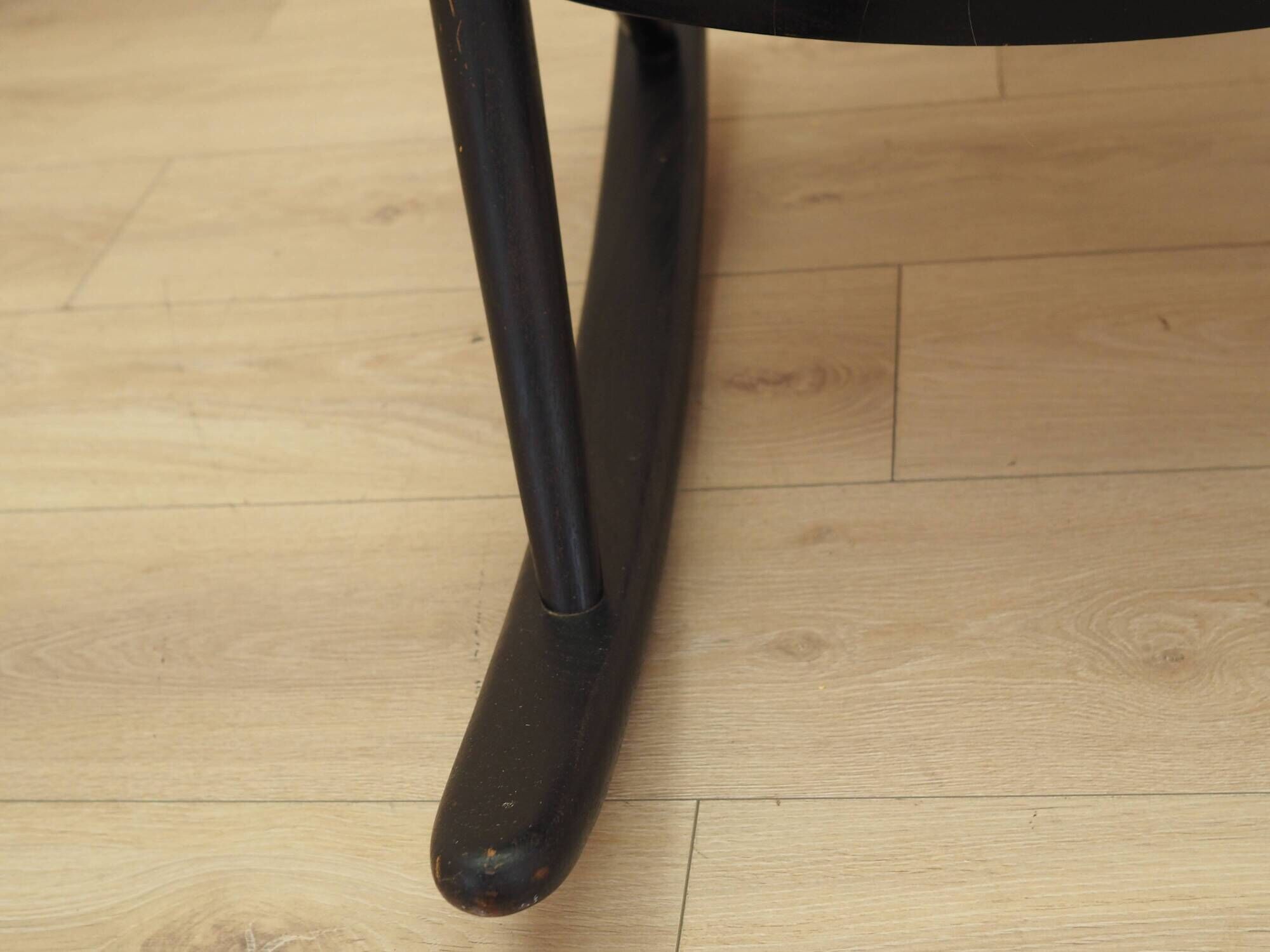 Reenskaug Rocking Chair for Bramin, Black Teak, 1960s