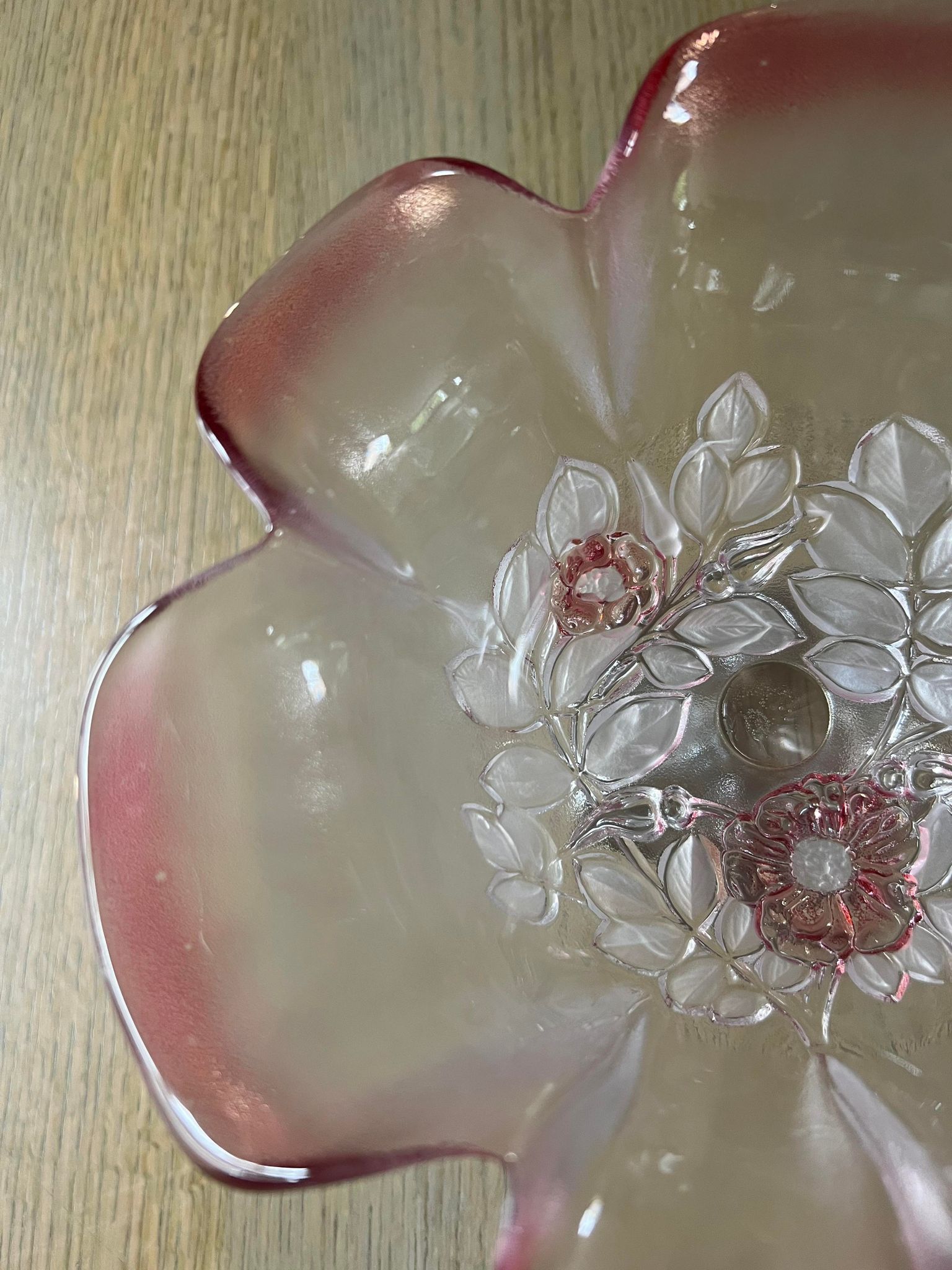 Empty glass cup pocket