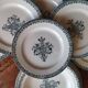 Salins « alhambra » assiettes plates et grands plats faïence terre de fer