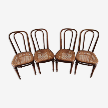Ensemble de 4 chaises art nouveau