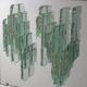 RAAK Sculptural Glass Wall Sconces Model C1517, Netherlands, 1960