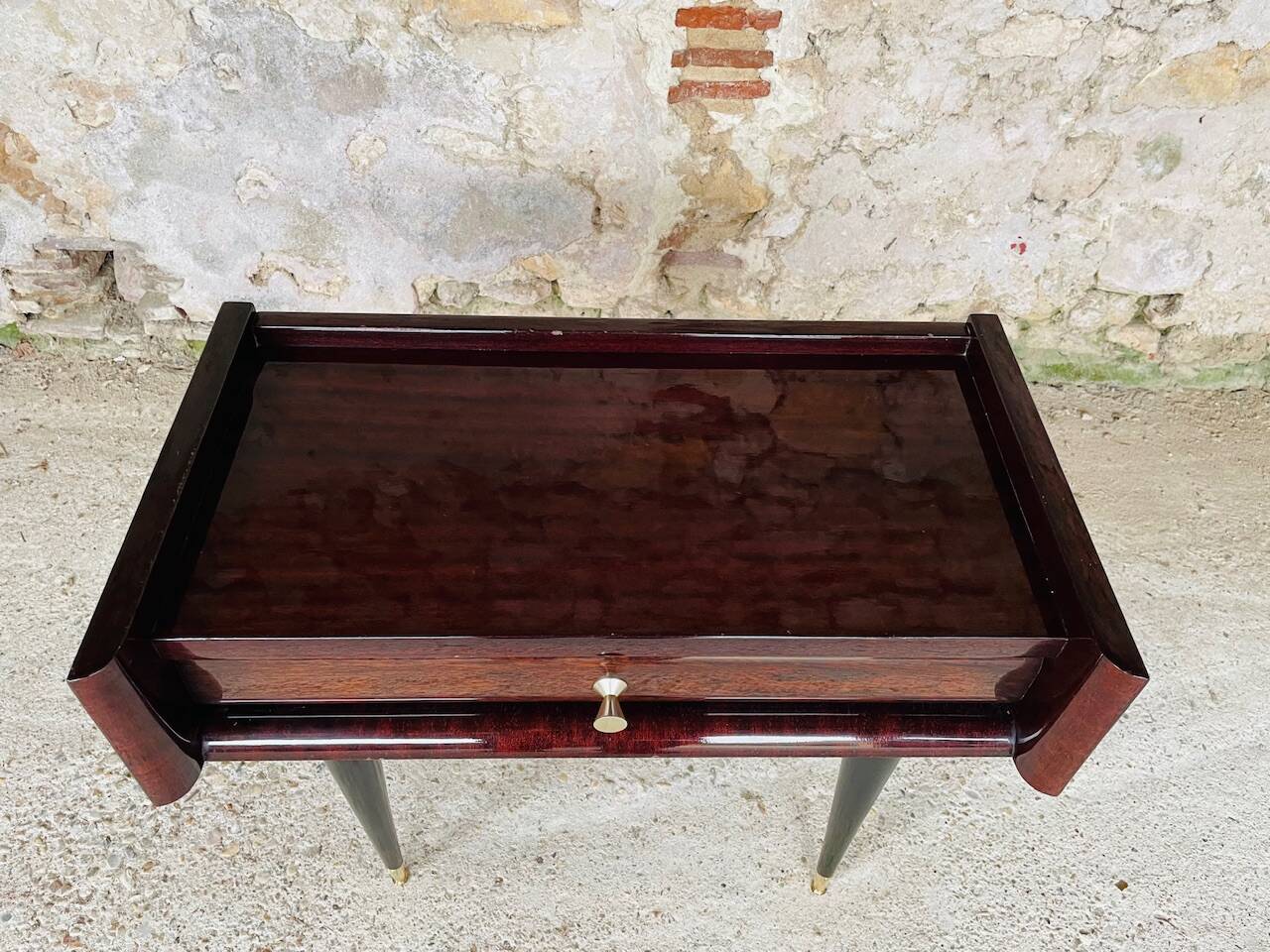 Vintage rosewood bedside table by NF, circa 1960s