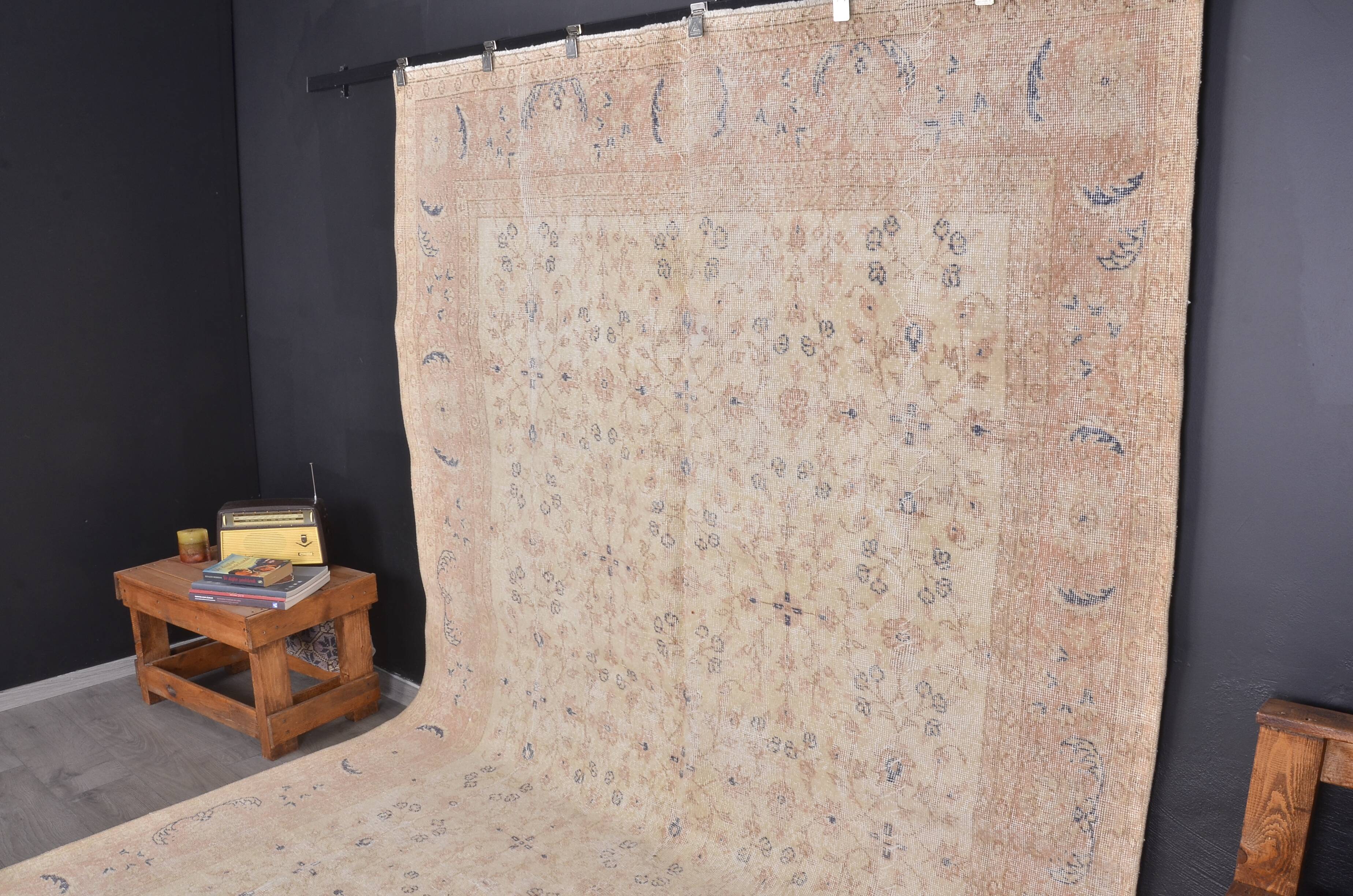 Oushak Neutral Vintage Carpet sku 2359